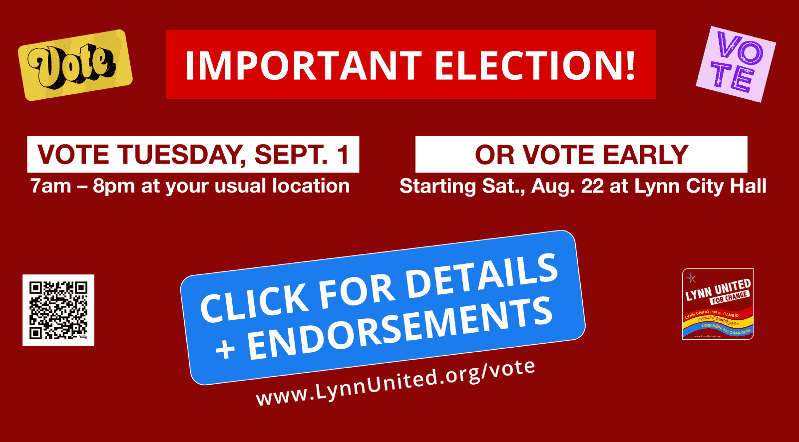 GOTV flyer